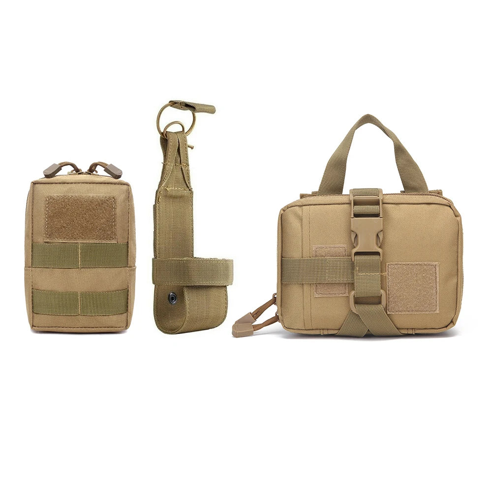 PETRAVELCN Dog Tactical MOLLE Pouches Set For Harness Training