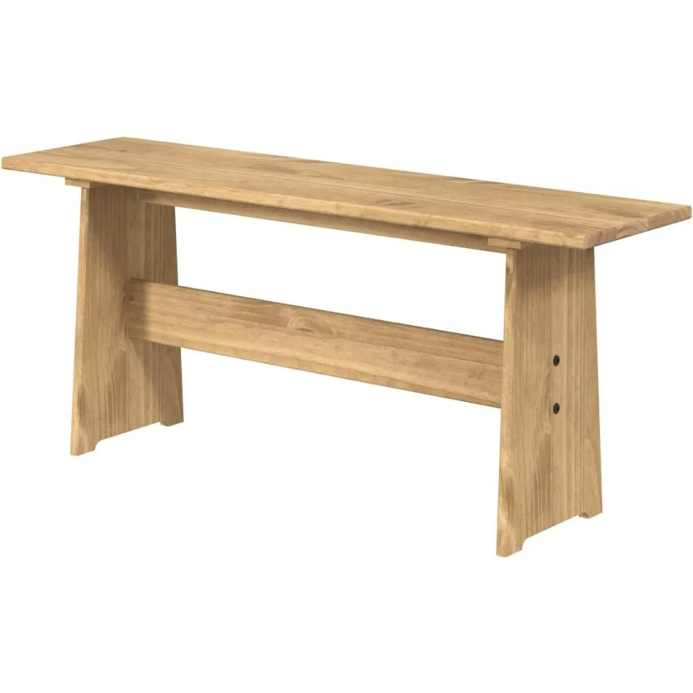Solid Wood Corner Dining Table Set Farmhouse Dining Furniture