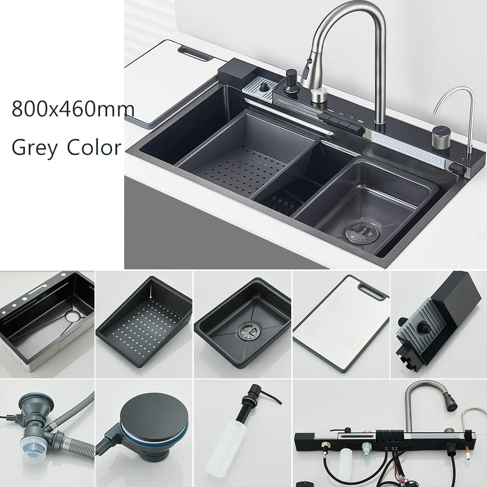 MYQualife Pia Smart Kitchen Sink Set With Digital Display Purifier
