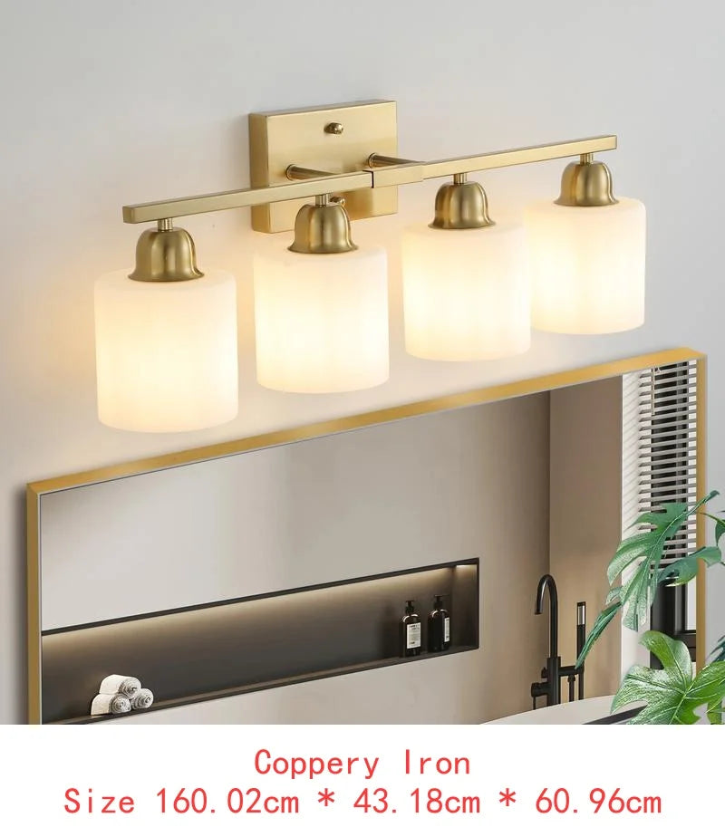 Bathroom Vanity Light 6-Light Nickel Wall Sconce