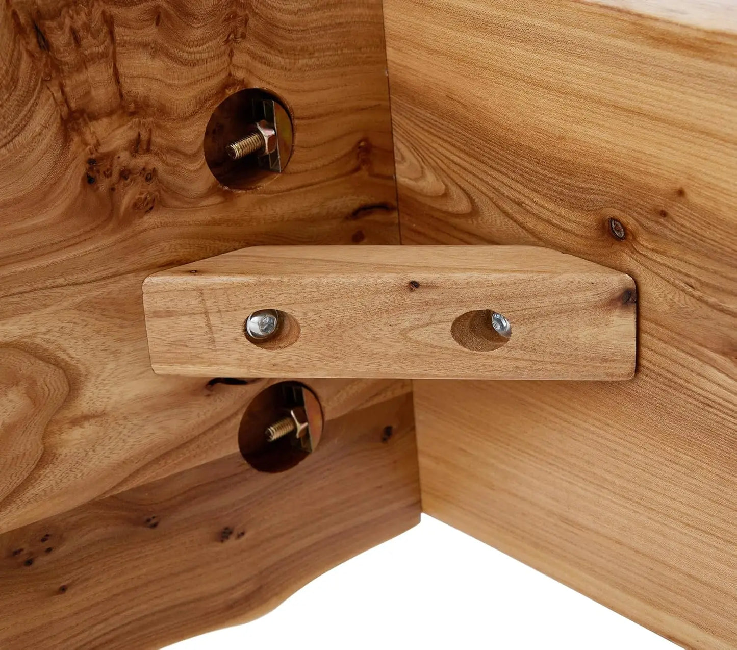 Elm Wood Dining Bench For Dining Room And Entryway