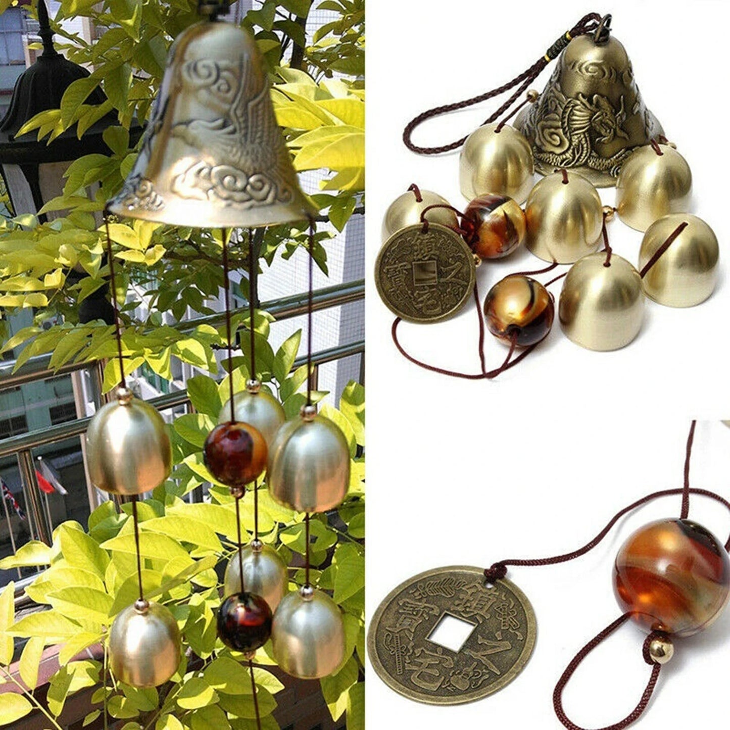 Xiangyanghua Wind Chimes Outdoor Metal Hanging Decor For Garden