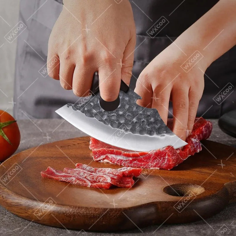 WXCOO Kitchen Chef Knife Stainless Steel Multipurpose Knife With Sheath