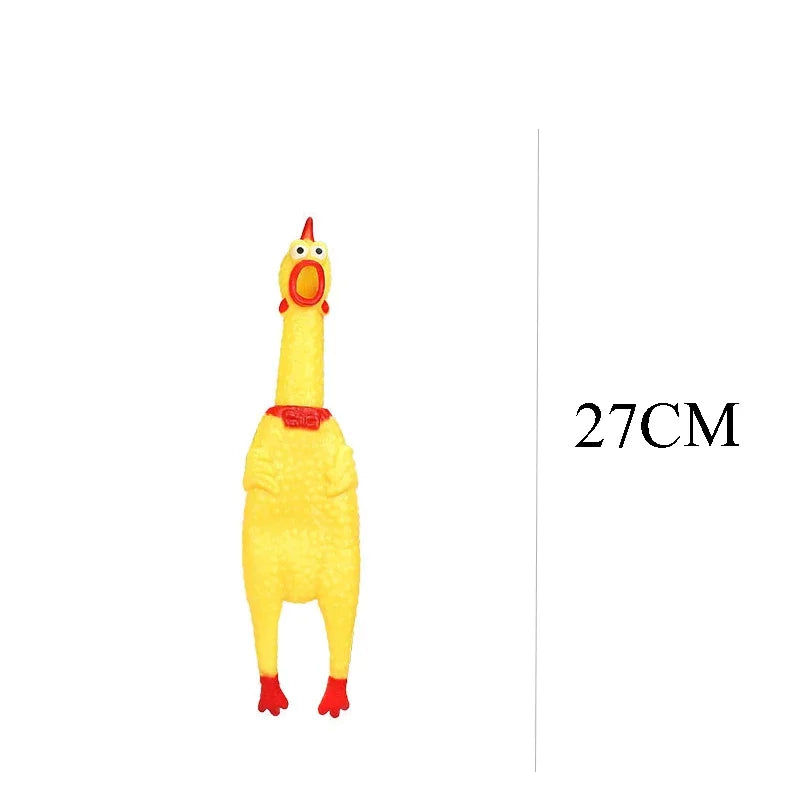 DKSTINYE Squeaky Chicken Pet Toy For Dogs Durable Chew Toy