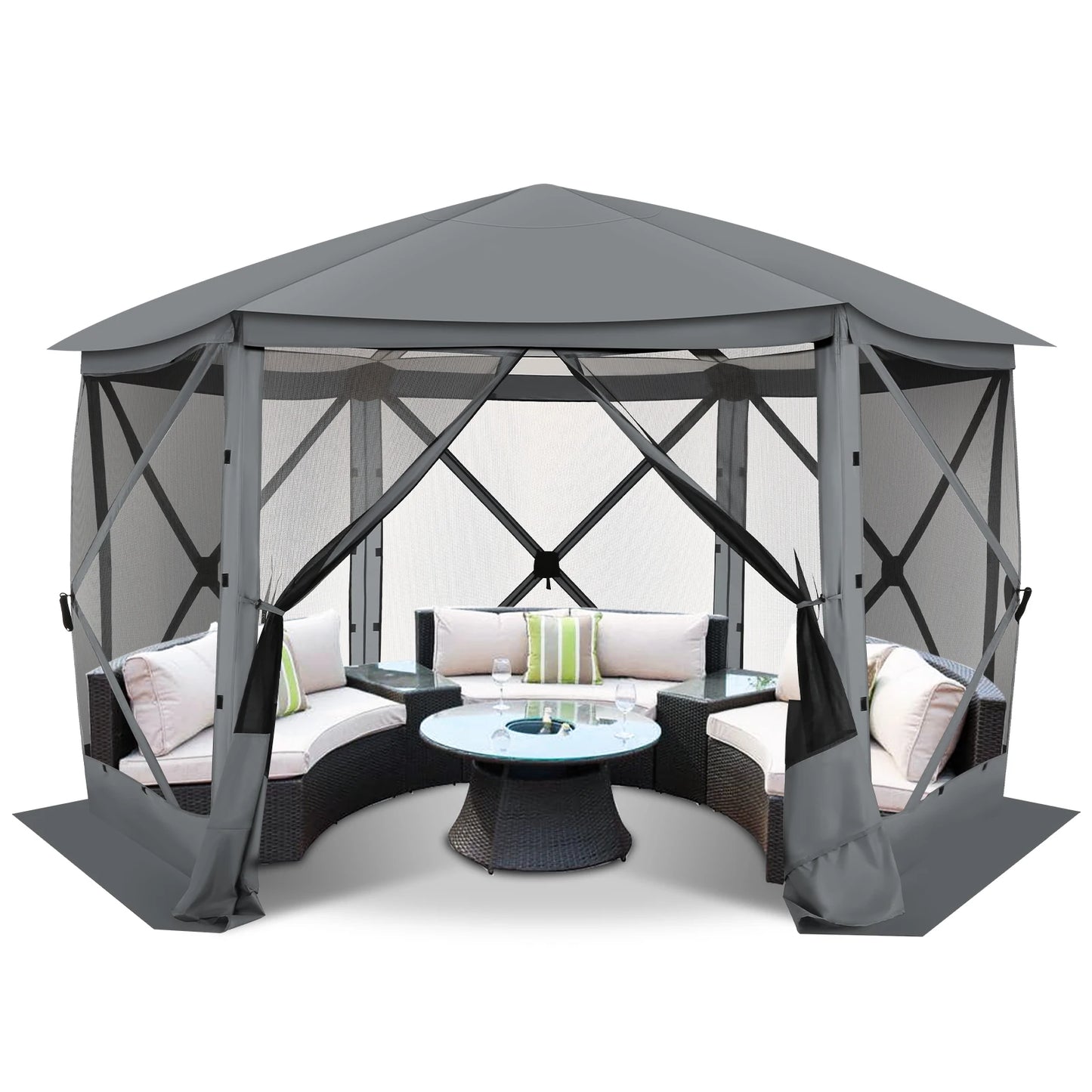 Tooluck Pop Up Gazebo Screen House Tent for Camping