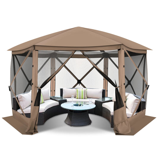 Tooluck Pop Up Gazebo Screen House Tent for Camping