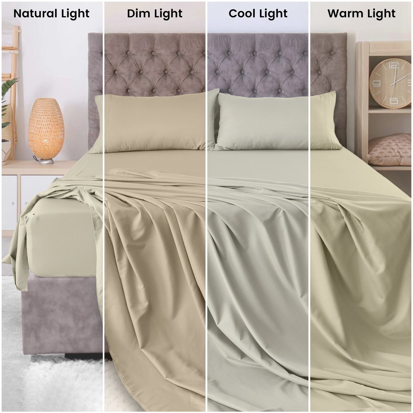 LDC Lux Decor Sheet Set UltraSoft Microfiber