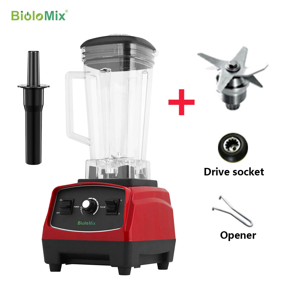 Biolomix BPA Free Heavy Duty Blender For Smoothies And Ice