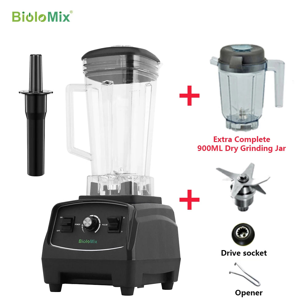 Biolomix BPA Free Heavy Duty Blender For Smoothies And Ice