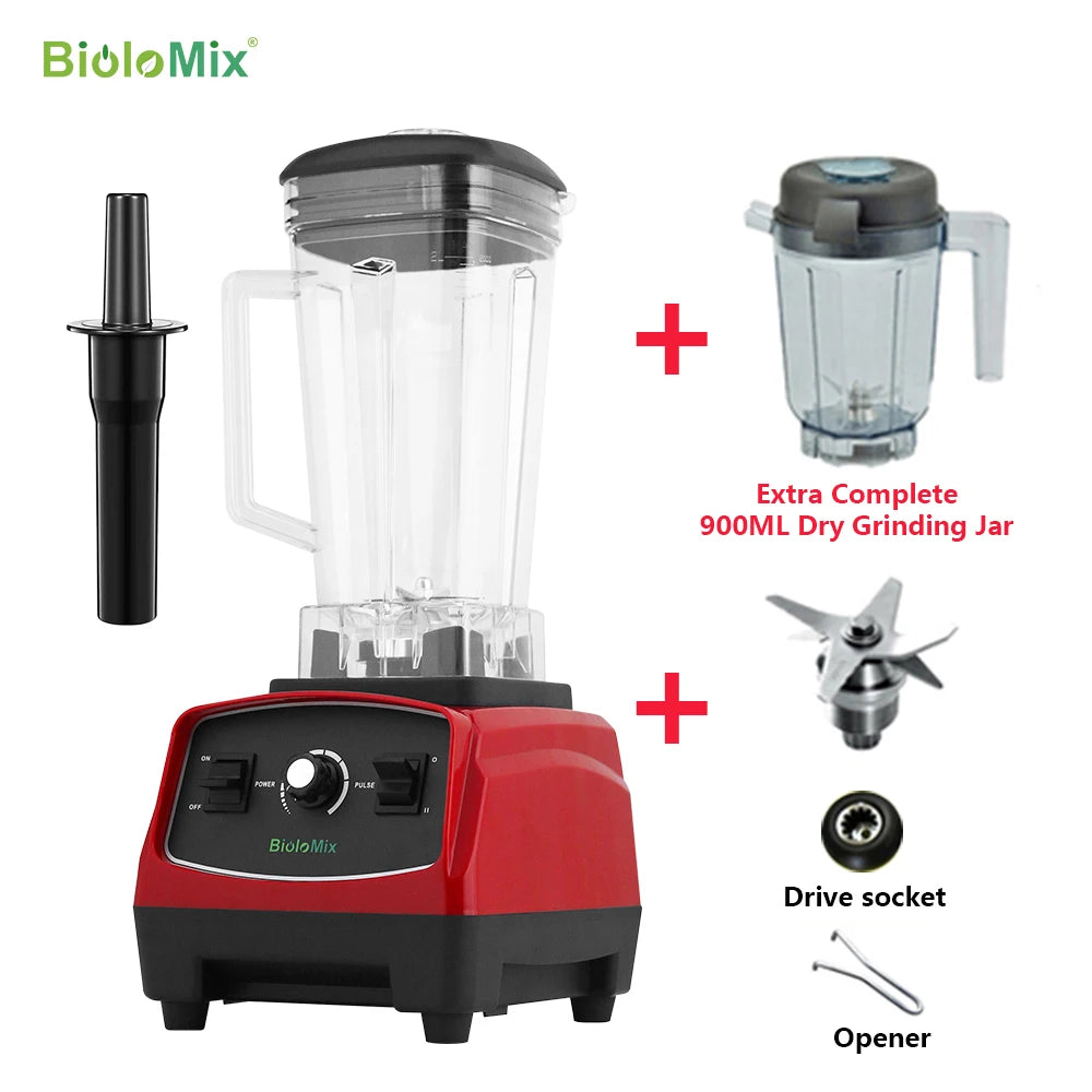 Biolomix BPA Free Heavy Duty Blender For Smoothies And Ice
