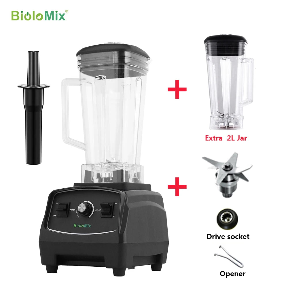 Biolomix BPA Free Heavy Duty Blender For Smoothies And Ice