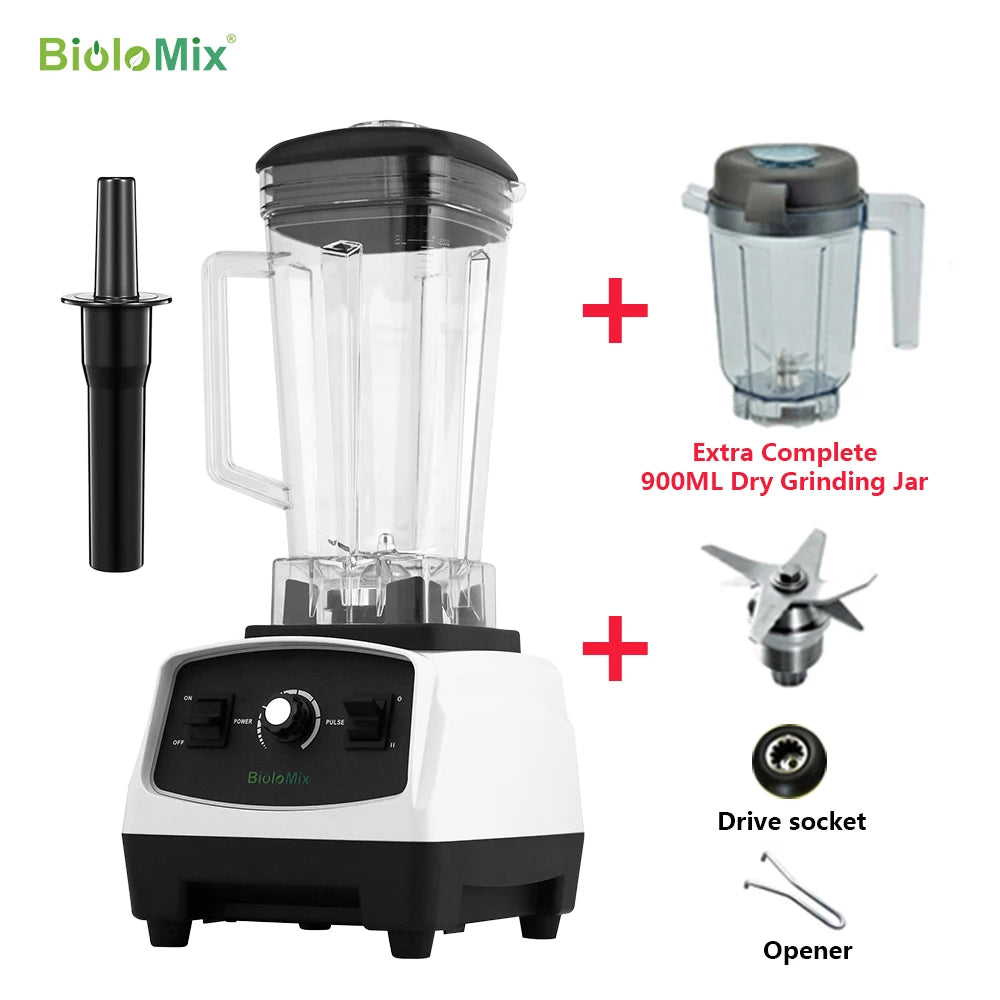Biolomix BPA Free Heavy Duty Blender For Smoothies And Ice