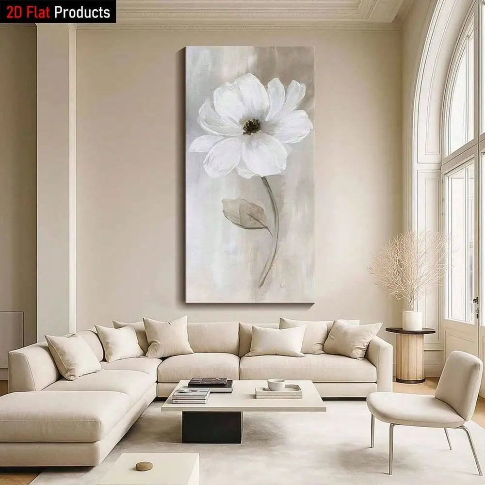 XMSJ Floral Canvas Wall Art Print