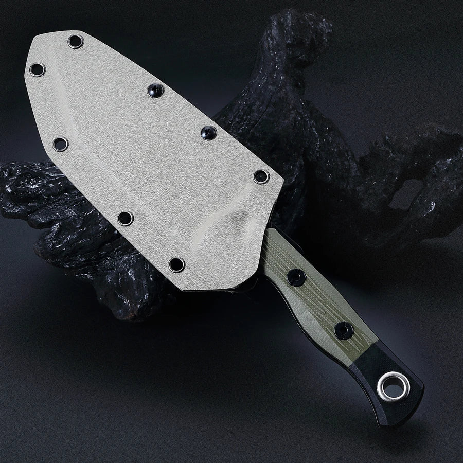 7RC13 High Carbon Stainless Steel Dual-Use Knife G10 Handle