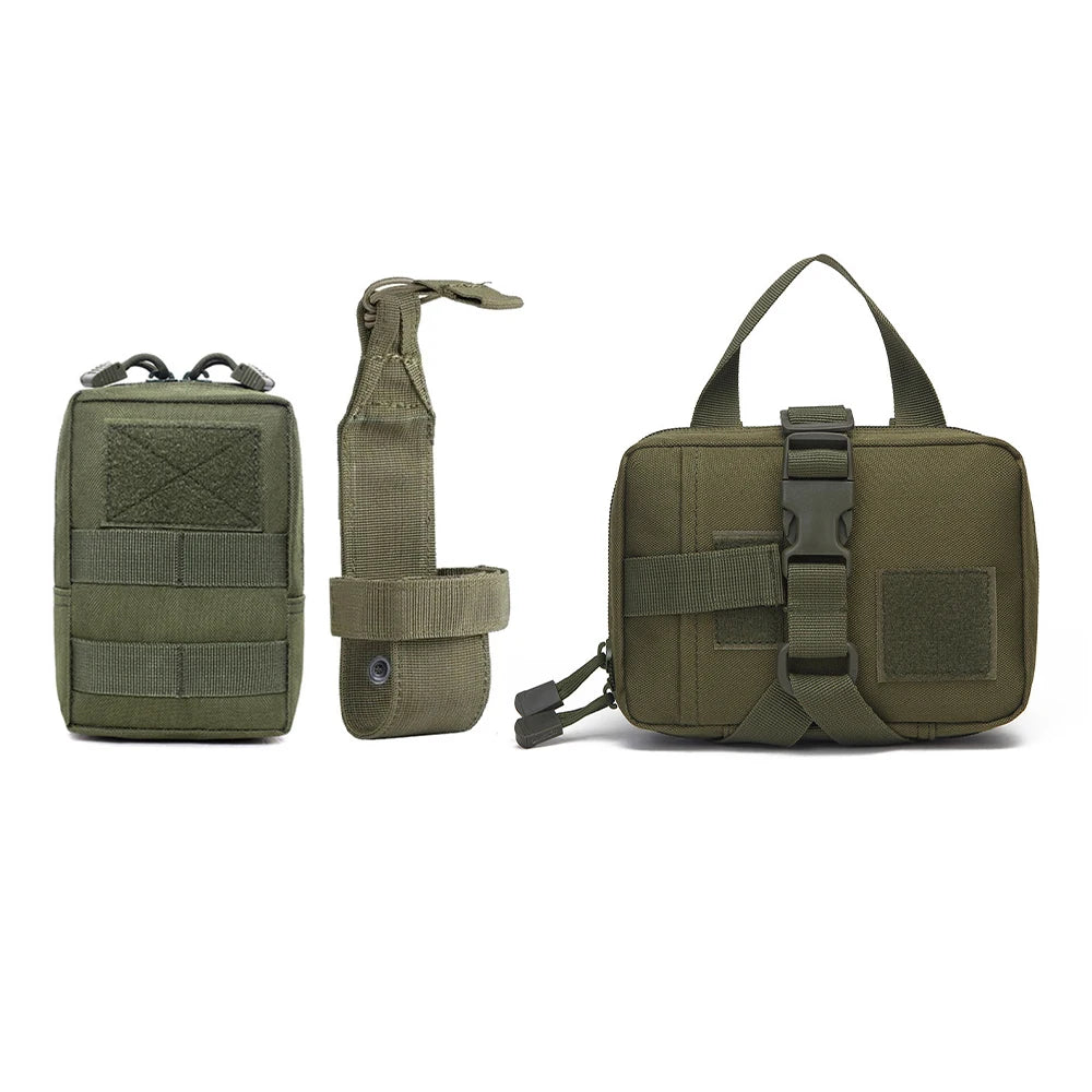 PETRAVELCN Dog Tactical MOLLE Pouches Set For Harness Training