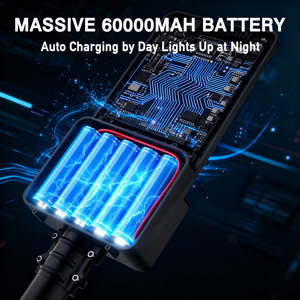 Commercial Solar Led Parking Lot Lights With Motion Sensor