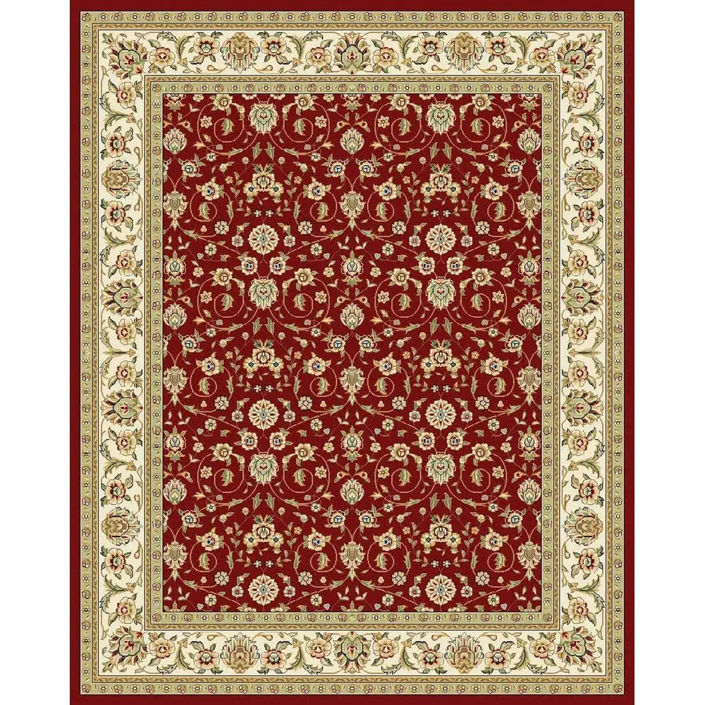 Oriental Area Rug Traditional Jacquard Plush Non-Shedding