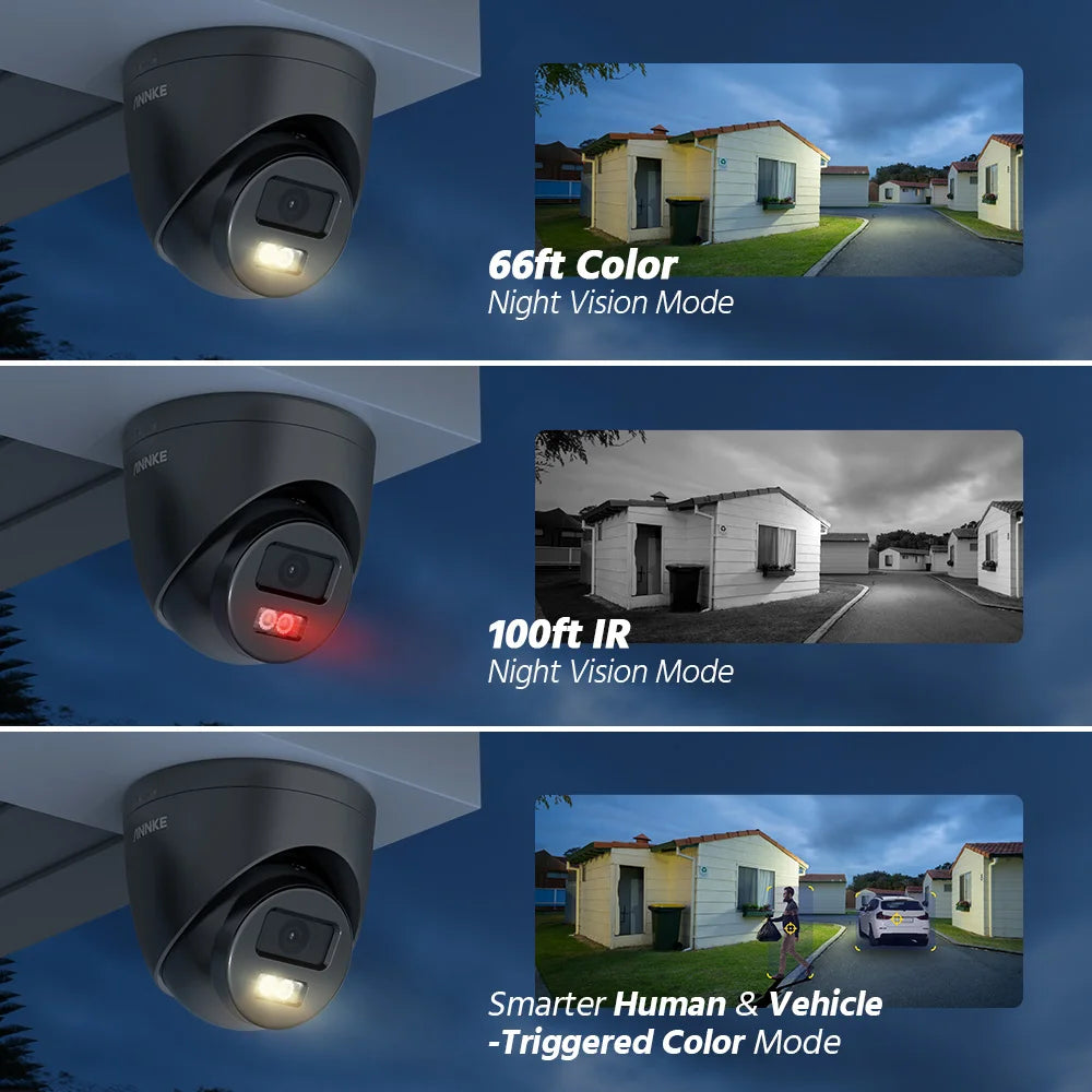 ANNKE 3K Dual Light IR Network Camera With BuiltIn Mic