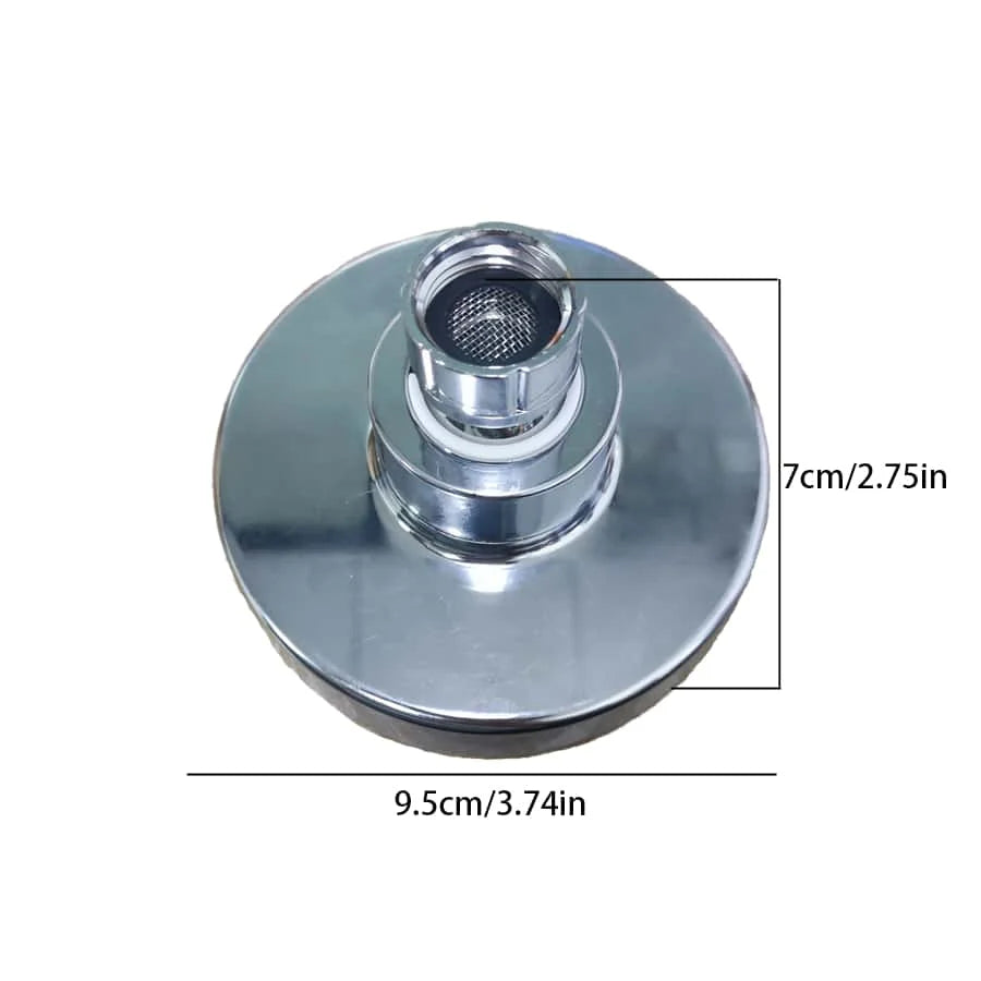 Universal Fit High Pressure Shower Head With Strong Spray
