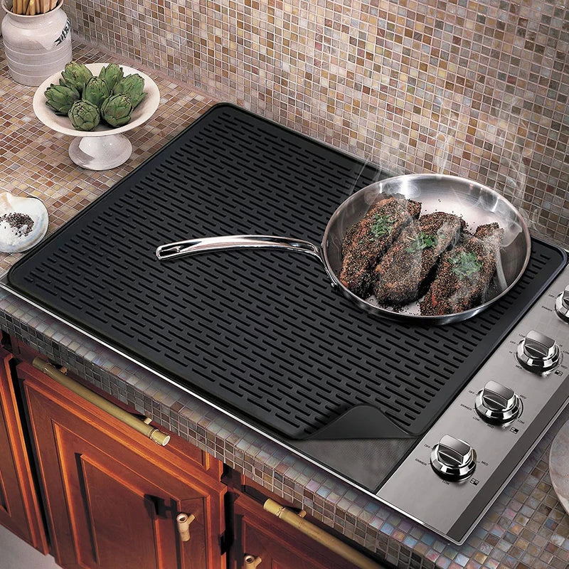 Silicone Cooktop Protector Mat For Electric Stoves Glass Ceramic And Oven