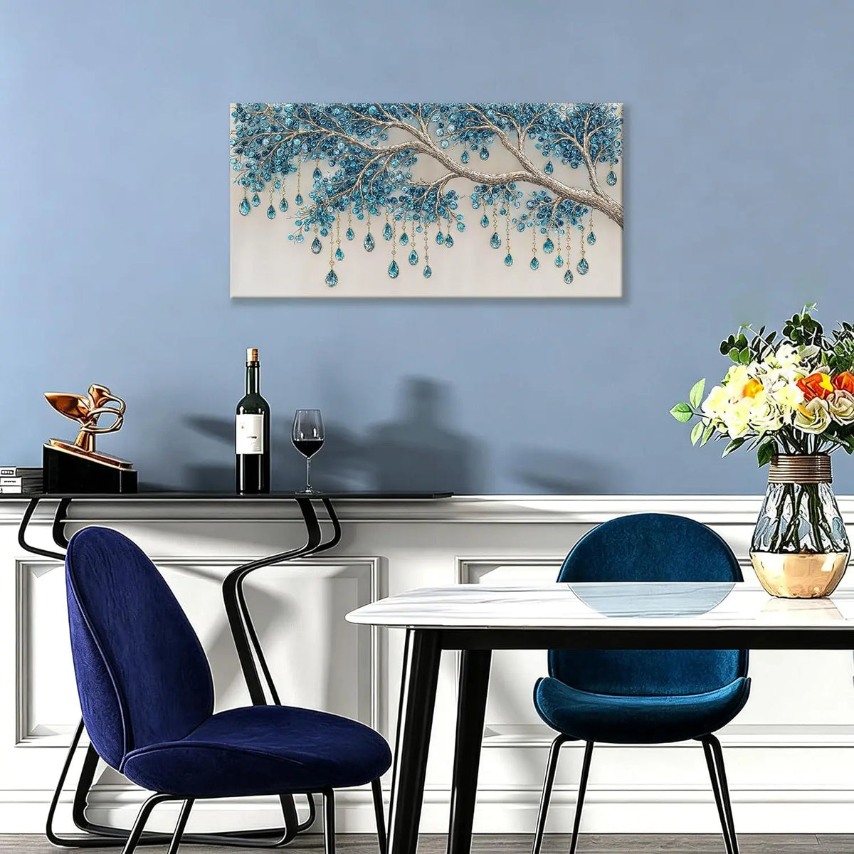 Premium Botanical Canvas Wall Art For Living Room Decor