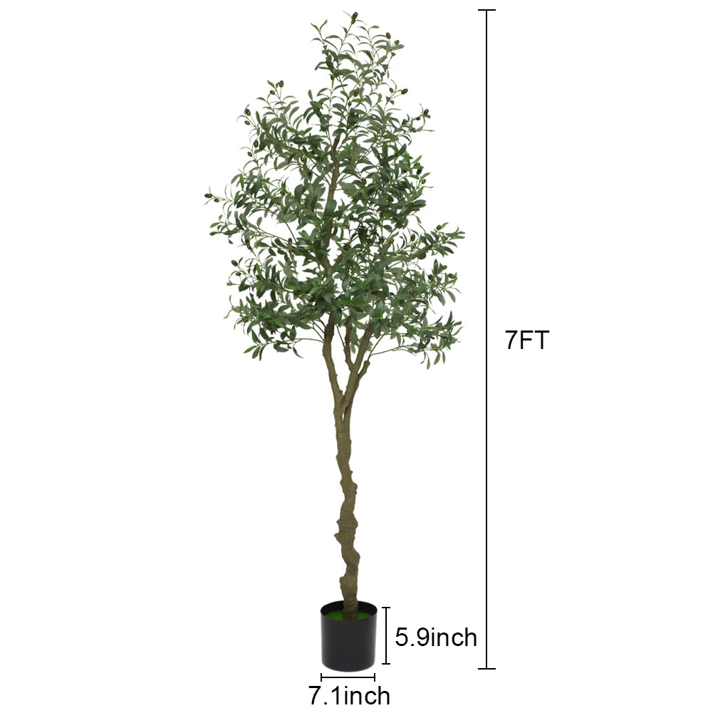 HiMISSCN Realistic Olive Tree For Home Office Decor