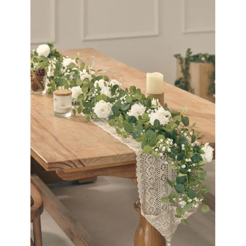 Artificial Flower Vine Garland for Party Decor Valentine Day