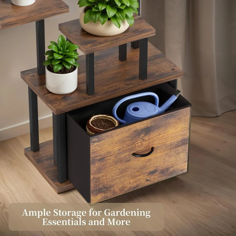11-Tier Plant Stand With Grow Light And Auto Timer