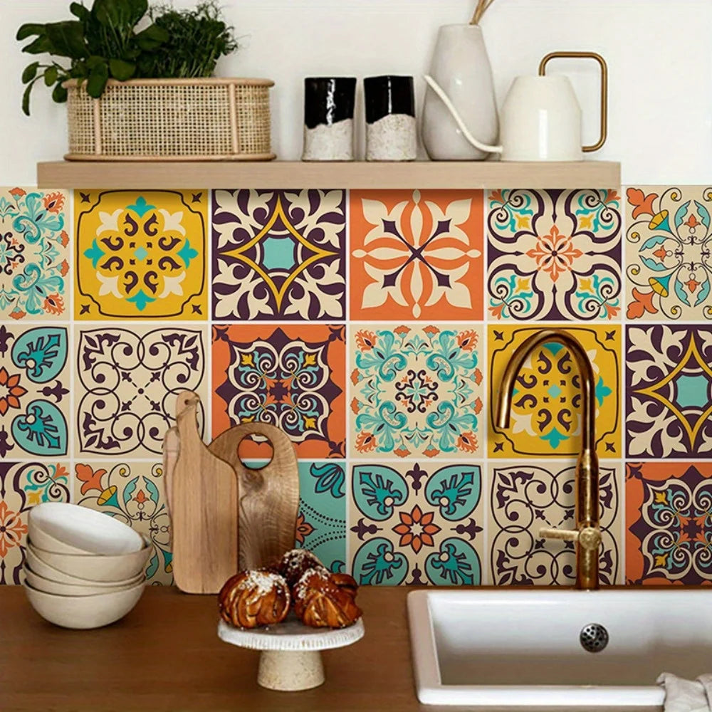 Tile Peel And Stick Vinyl Wall Decals For Home Decor