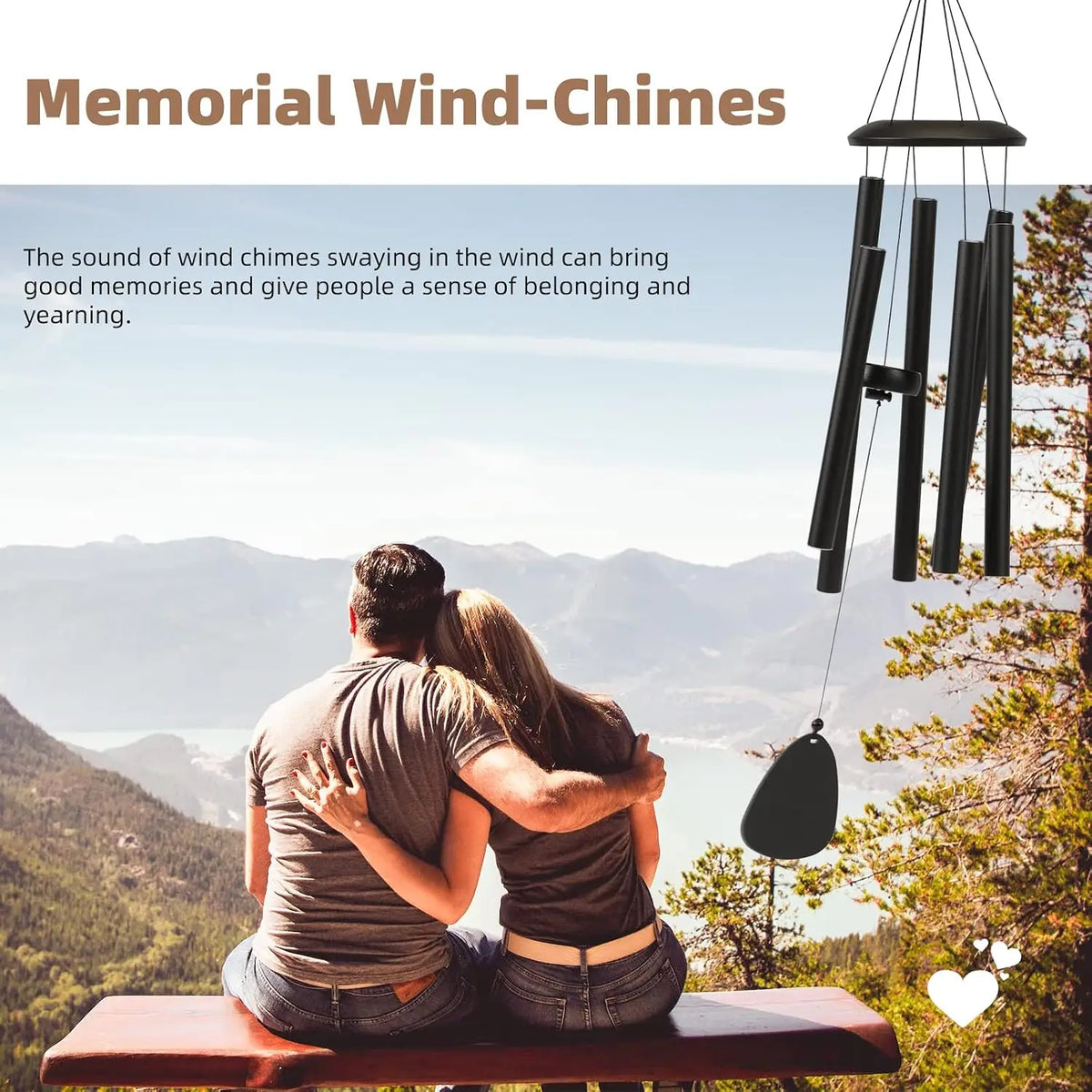 Professional Grade Outdoor Wind Chimes Deep Tone Melodic Decor