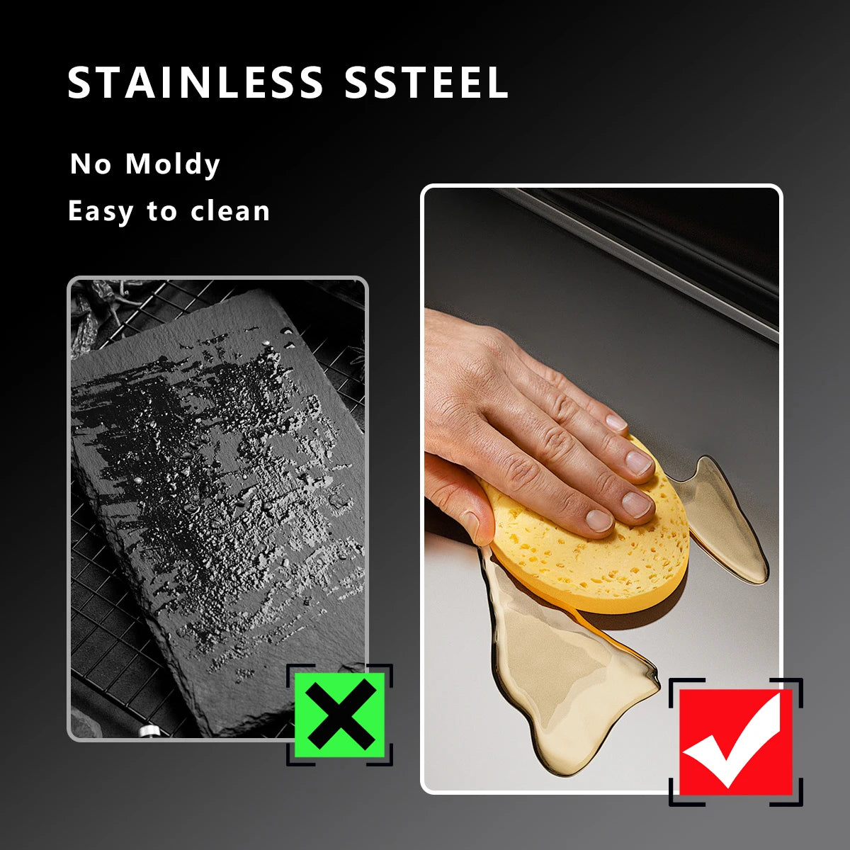 304 Stainless Steel Cutting Board For Kitchen Food Preparation