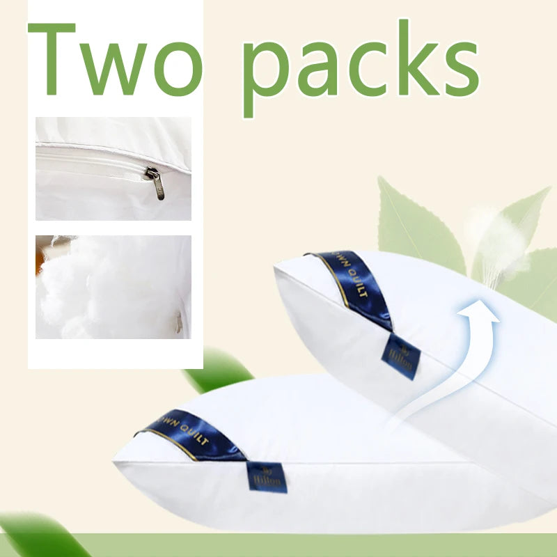 NONECN Memory Foam Pillow With Cotton Cover For Comfort