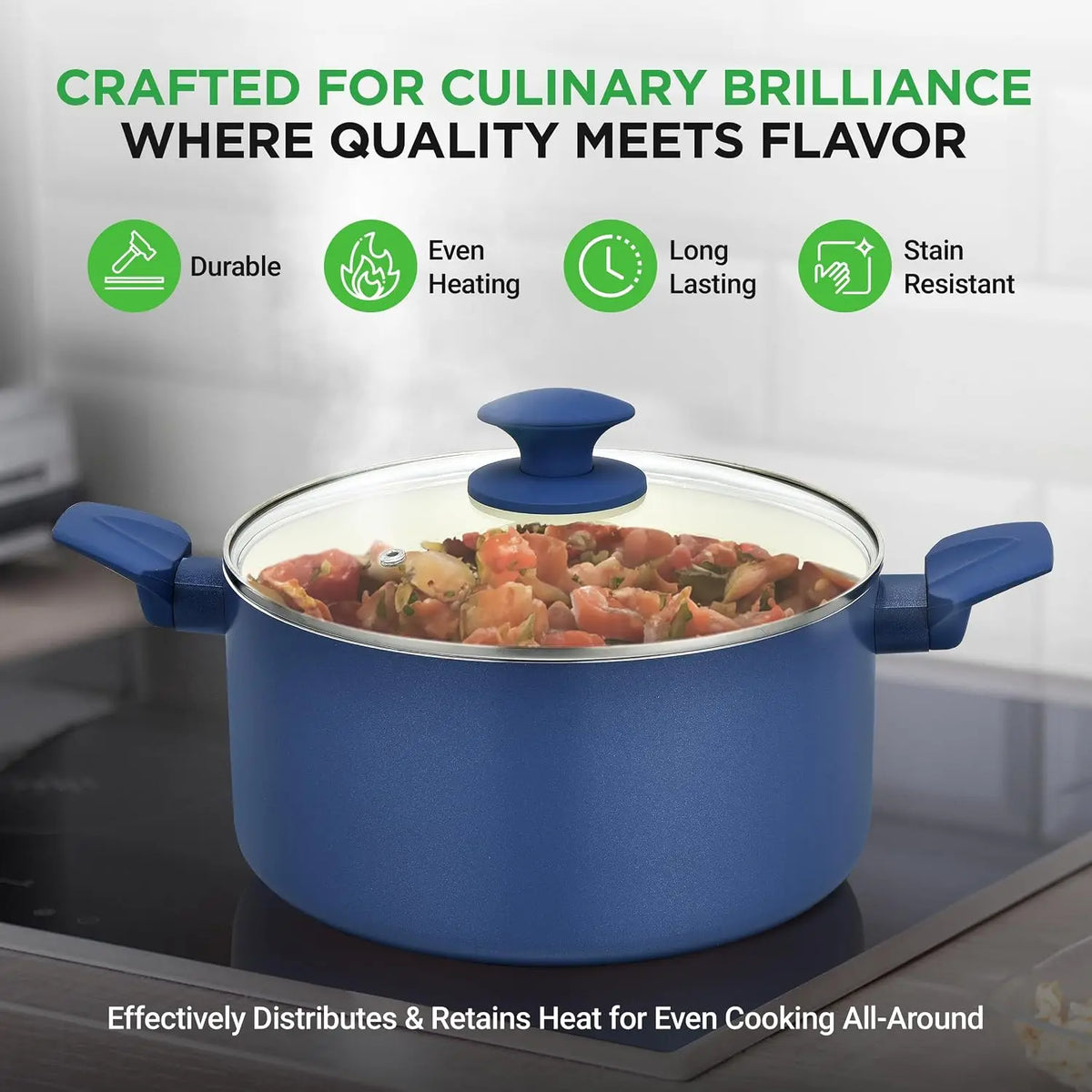Professional Ceramic Nonstick Cookware And Bakeware Set