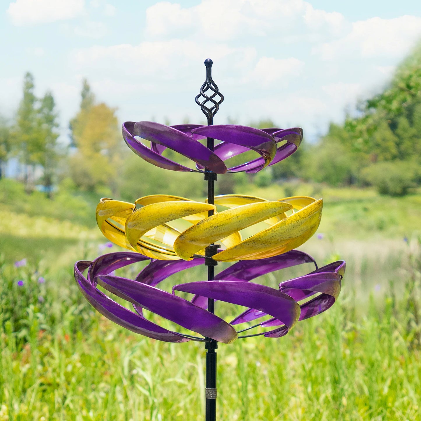 Wind Spinners Outdoor Metal Kinetic Yard Art Garden Decoration