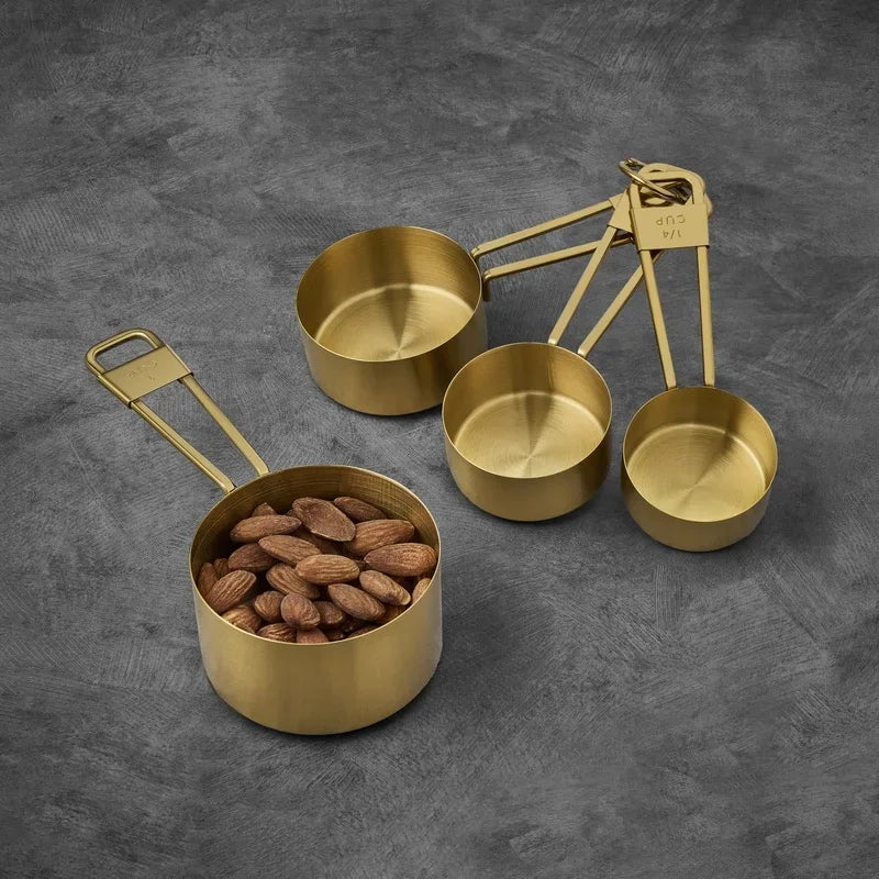4-Piece Stainless Steel Nesting Measuring Cup Set