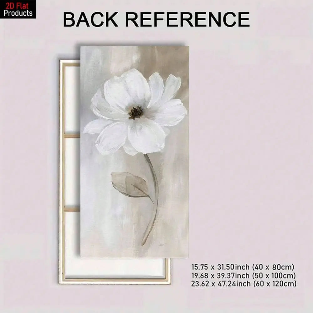 XMSJ Floral Canvas Wall Art Print