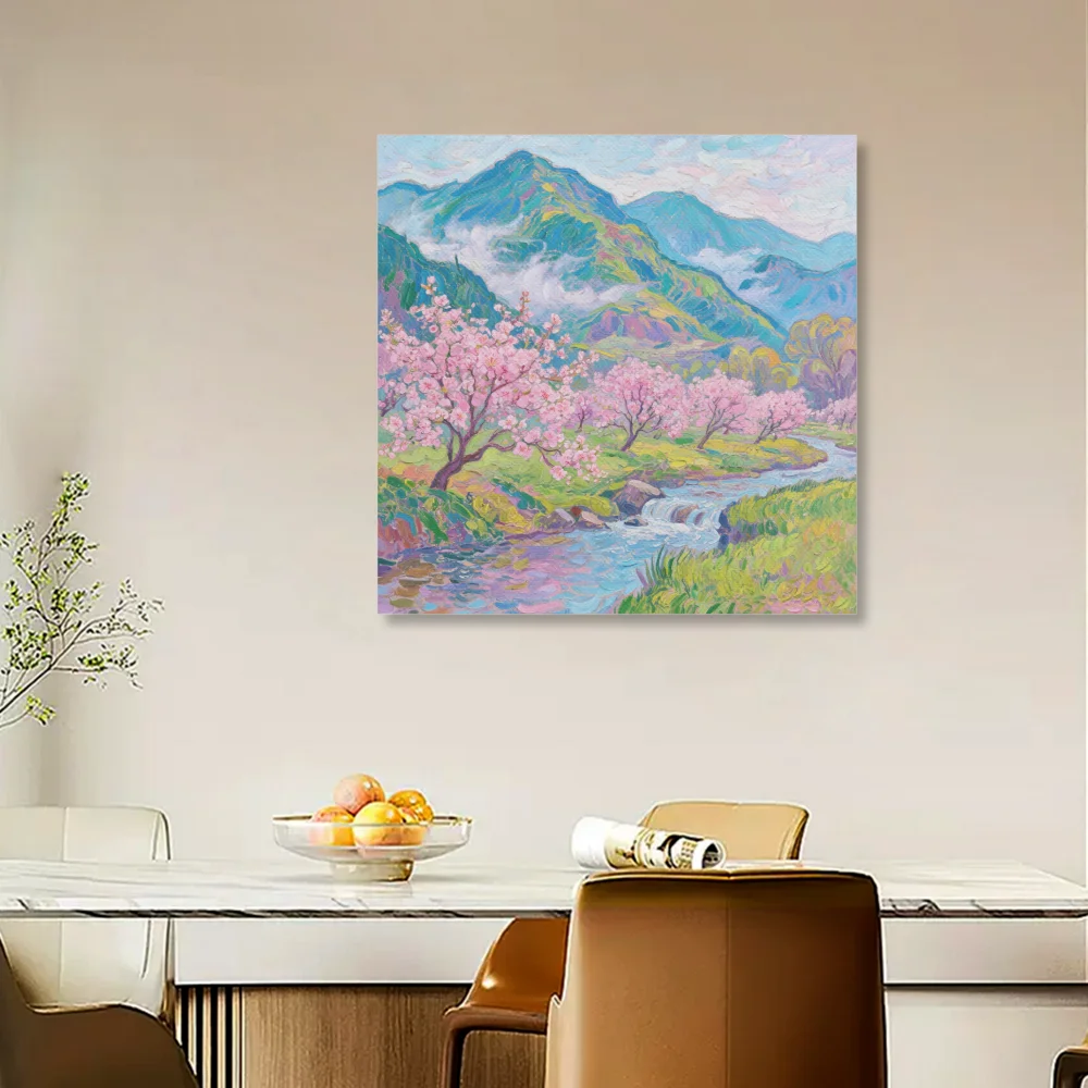 Modern Four Seasons Canvas Wall Art Print Home Decor