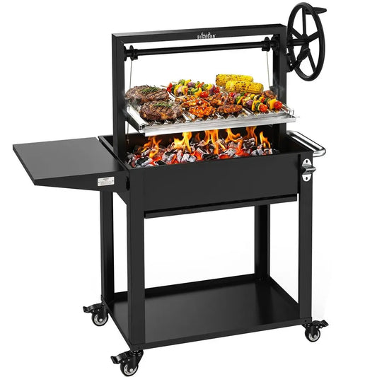 Santa Maria Argentinian Parrilla Grill With Adjustable Height Grate