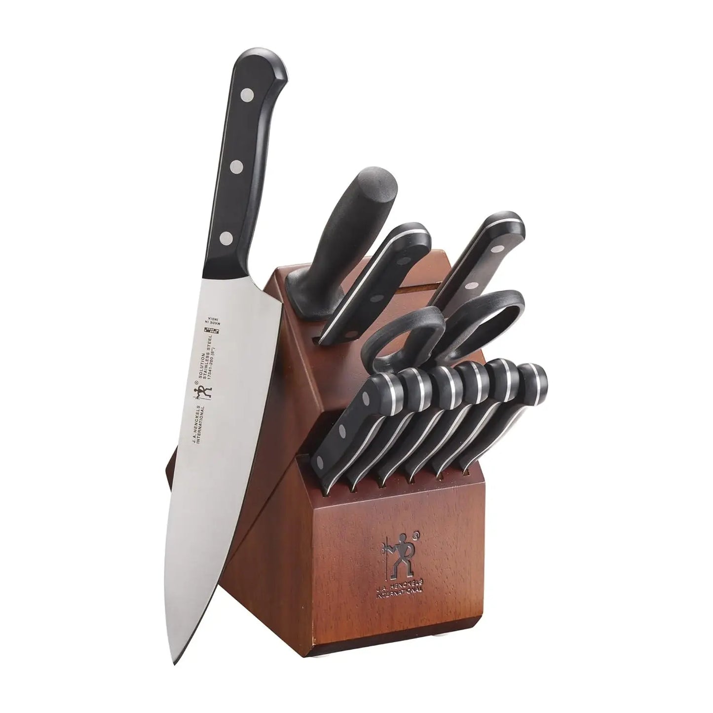 Walnut Block Knife Set For Ultra Sharp Chef Knives