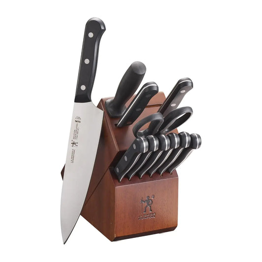 Walnut Block Knife Set For Ultra Sharp Chef Knives