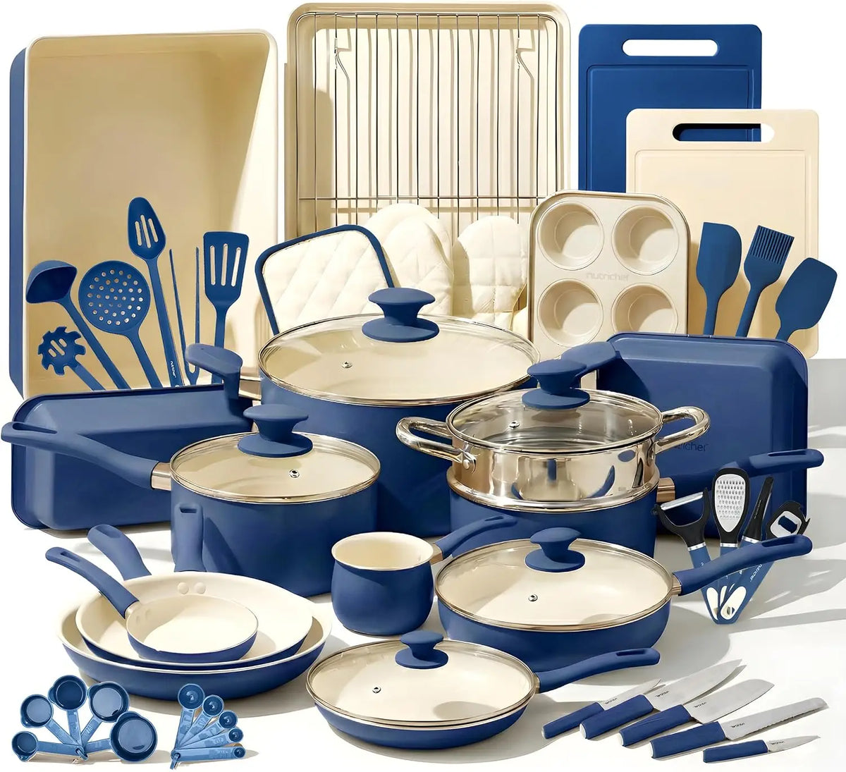 Professional Ceramic Nonstick Cookware And Bakeware Set