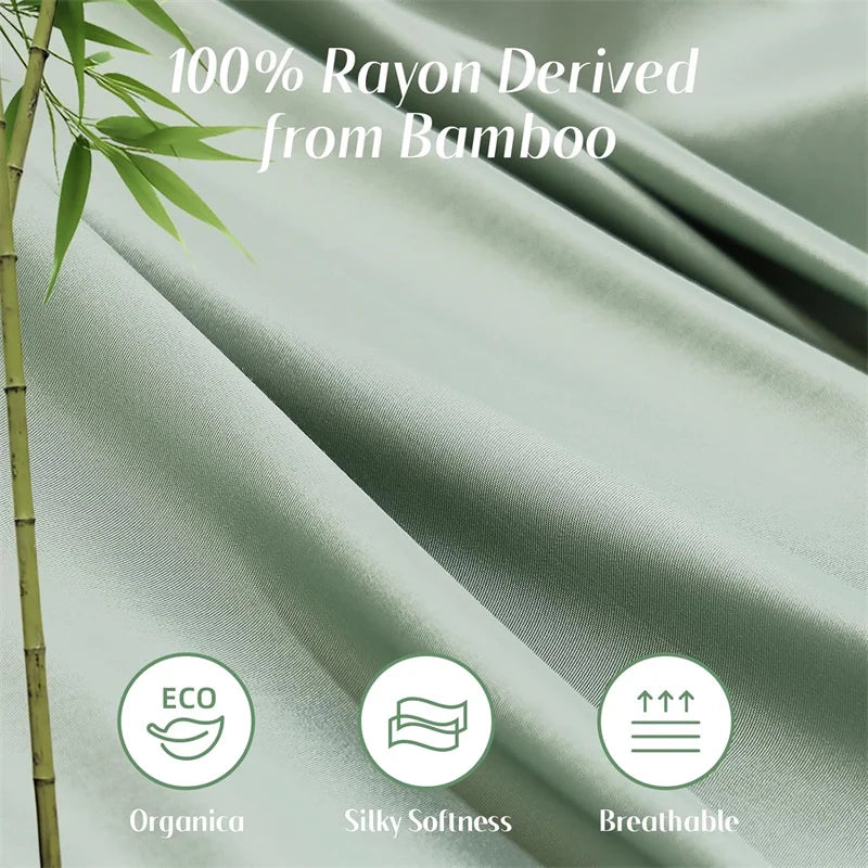 Premium Organic Bamboo Bed Sheet Set For Luxurious Bedrooms