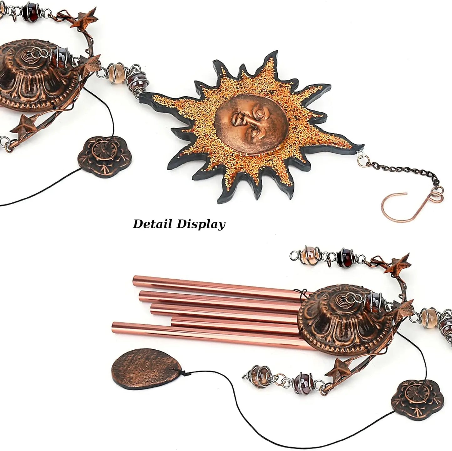 Deep Tone Aluminum Wind Chime Outdoor Patio Decor Gift