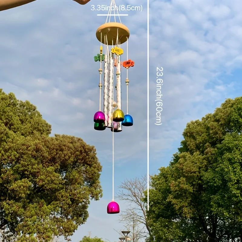 Auspicious Wind Chime With Six Bells For Indoor Home Decoration