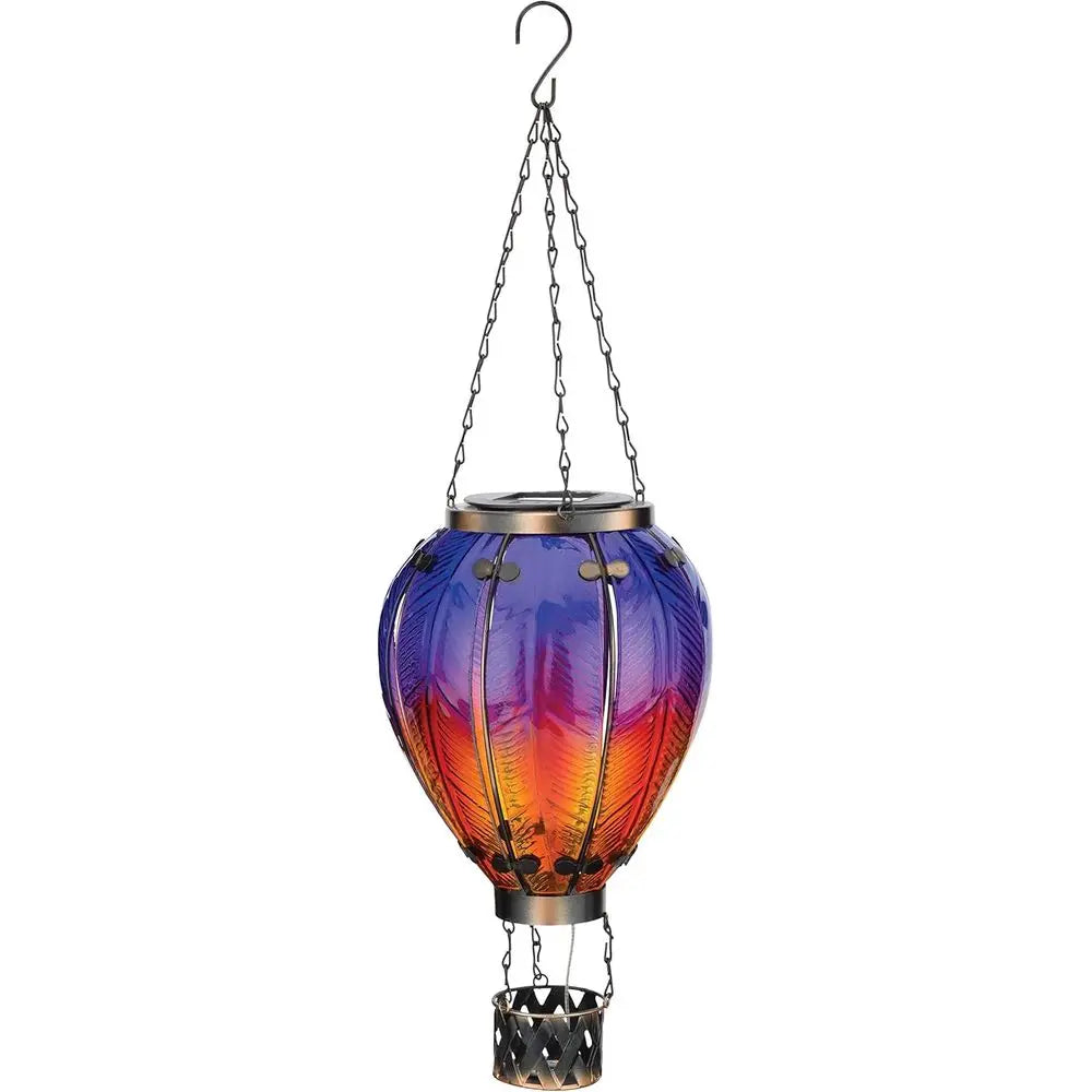 XMSJ LED Hot Air Balloon Solar Lantern Outdoor Decor