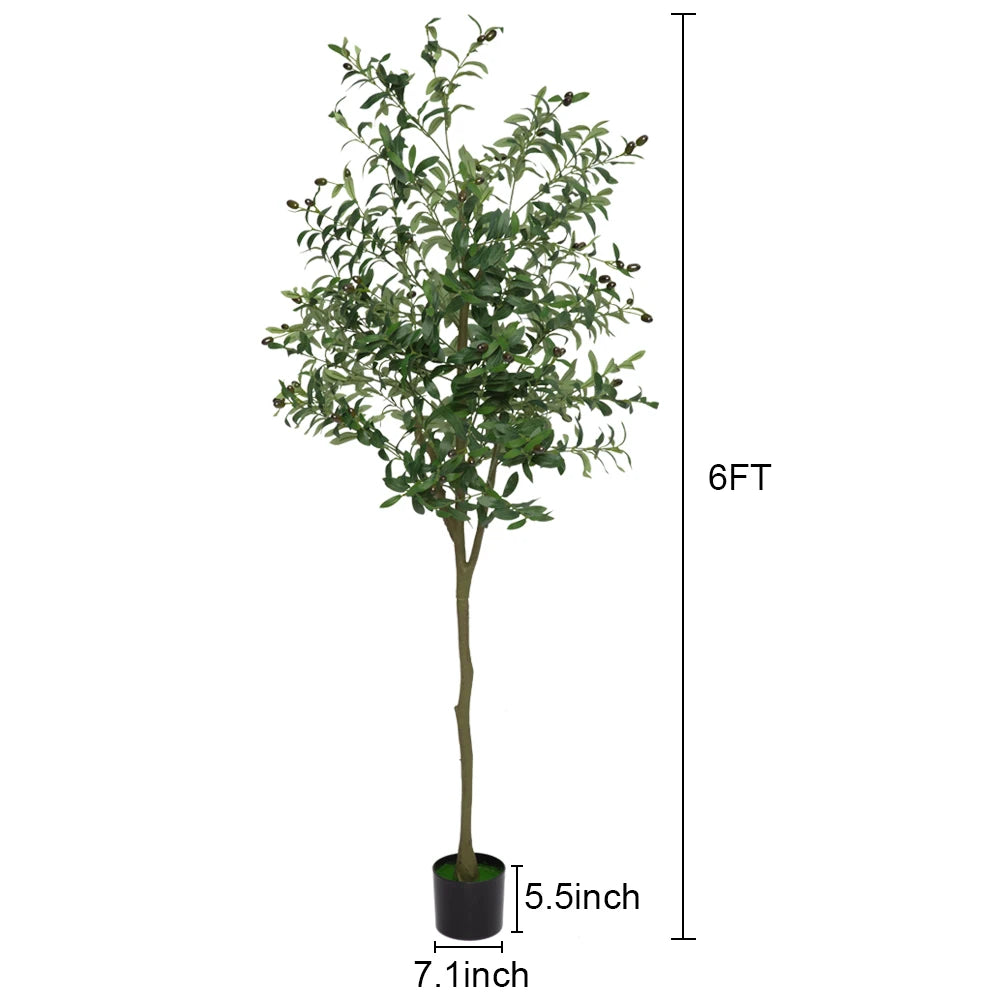 HiMISSCN Realistic Olive Tree For Home Office Decor