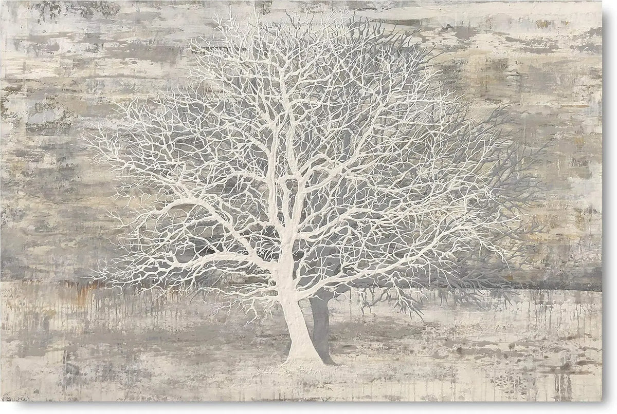Abstract Tree Of Life Canvas Wall Art For Modern Decor