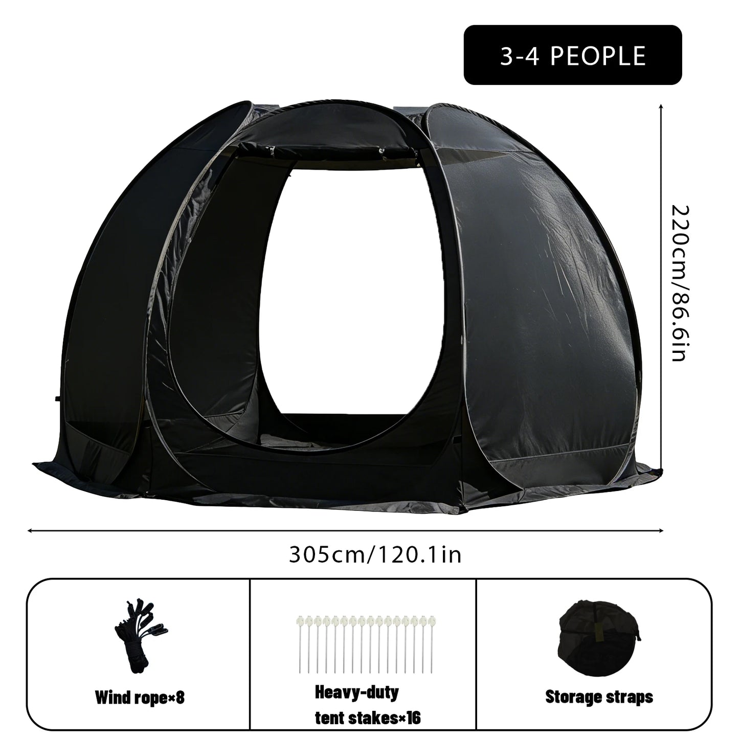 Pakicetus Instant Pop Up Screen Tent Mosquito Proof Outdoor Shelter