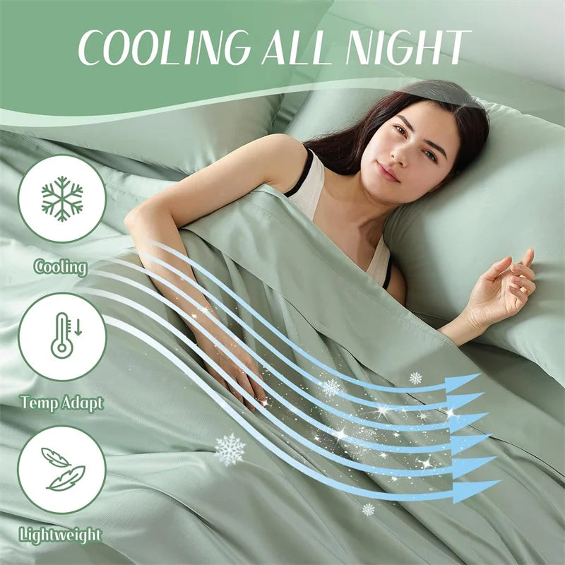 Premium Organic Bamboo Bed Sheet Set For Luxurious Bedrooms
