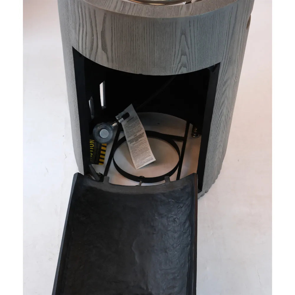 32,000 BTU CSA Certified Gas Fire Pit With Lava Stone